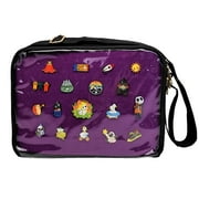 Multi-Color Ita Crossbody Bag and Multi-Color Insert, Ita Messenger Bag, Window Bag, Pin Purse, Pin Display Bag, Ita Bags, Pin Trading Bag, Itabag, Shoulder Ita Bag.