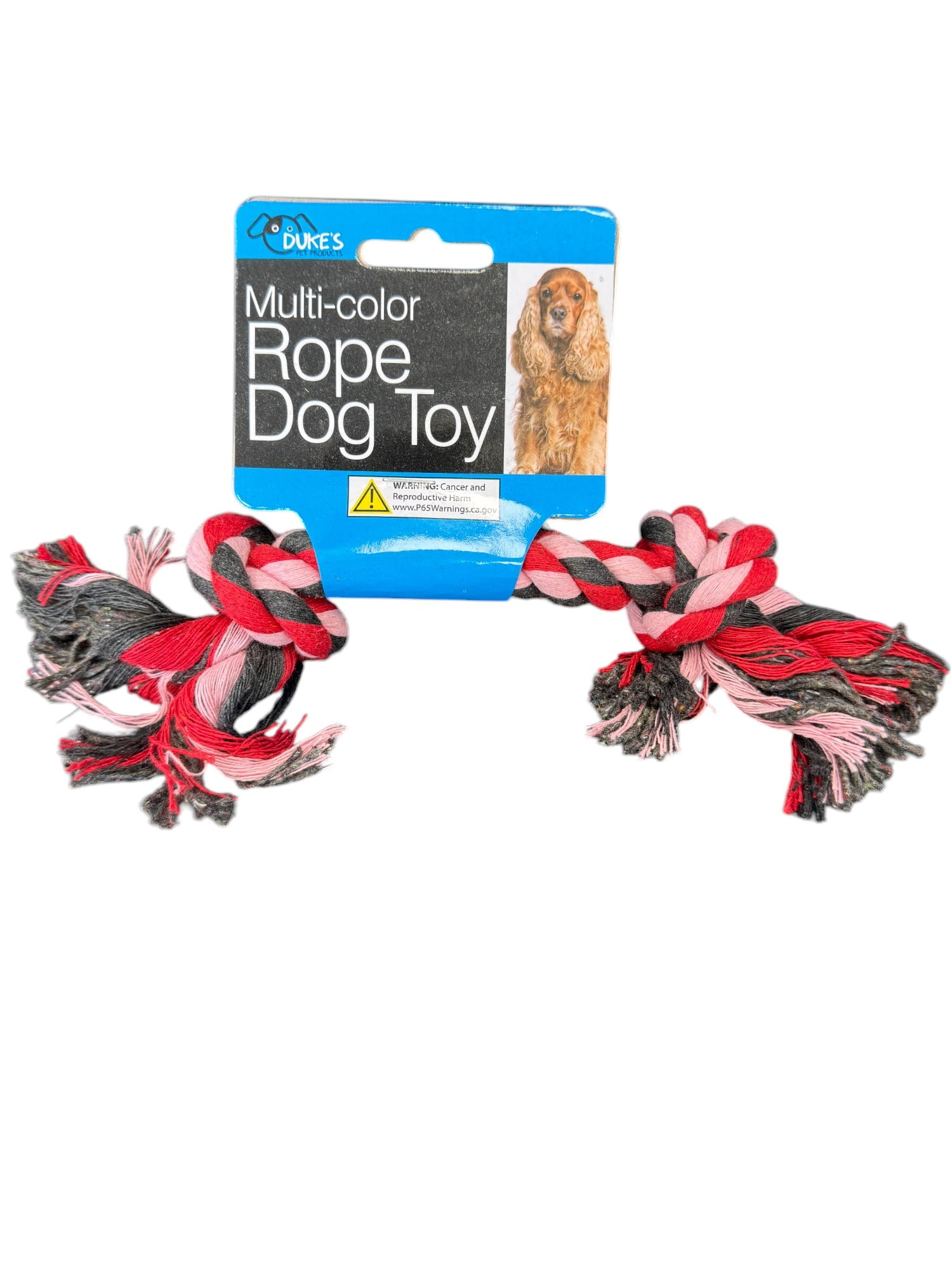 Teeth Rope Multi-Color Knotted Rope Dog Toy – Durable 9” Cotton Rope for Teeth and ...