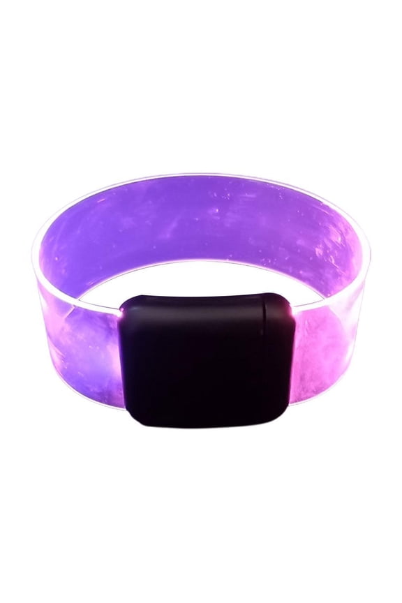 Multi-Color LED Light Up Bracelet For Concerts And Parties With 3 Flash Modes