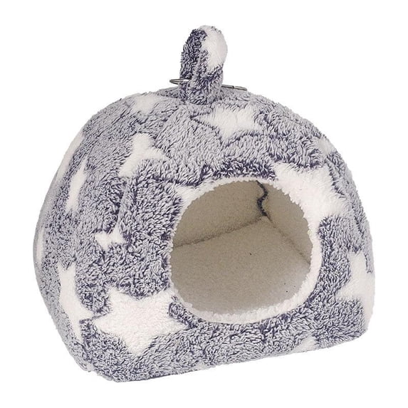 Multi‑Color Multi‑Size Semi‑Closed Cotton Small‑Pet House, Yurt‑Style Hanging Hideaway For Dwarf Hamsters Guinea Pigs Cage Interior Use