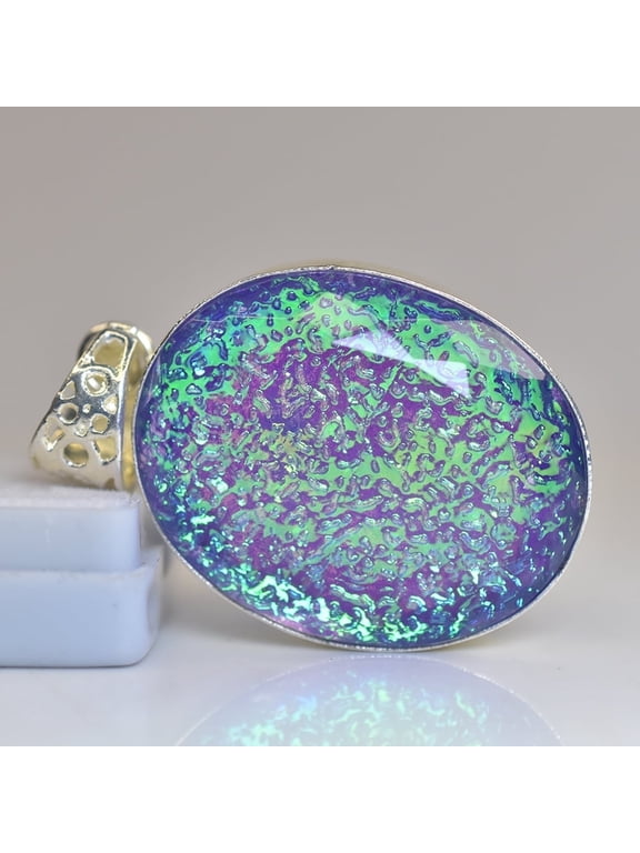 Multi Color Opal 84 Ct NATURAL Oval Cut Brazilian CERTIFIED Gemstone Pendant