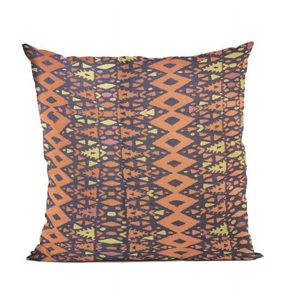Multi Color Parade Abstract Luxury Throw Pillow - 20 x 20 in.