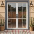 thumbnail image 1 of Multi Color Plaid Checkered Pattern Door Rugs,Washable Non Slip Door Mats Indoor,Decorative Door Mats,Entry Mat Indoor for Entrance,Bedroom,Kitchen,Bathroom,16"x47", 1 of 6