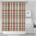 thumbnail image 1 of Multi Color Plaid Checkered Pattern Shower Curtain 72"x84" ,Bathroom Decorative Shower Curtains Set with 12 Hooks,Modern Waterproof Washable Shower Curtain, 1 of 6