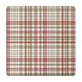 thumbnail image 1 of Multi Color Plaid Checkered Pattern Square Fitted Tablecloth with Elastic Edge,Square Table Cover,Washable Elastic Table Cover for Home Kitchen Party Decor 34"x34", 1 of 6