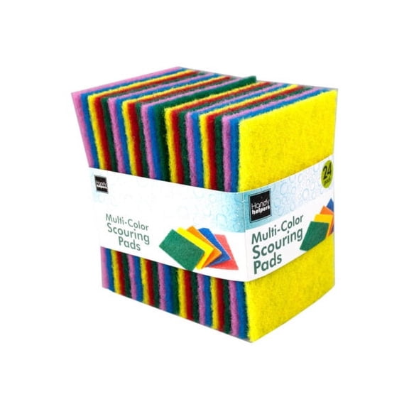 Multi-Color Scouring Pads 24 pack