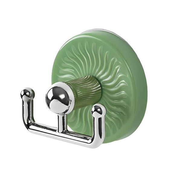 Multi Color Shower Hooks, Green Strong Suction Cup Hooks, Strong Suction Cup Hooks, Multi-Color Set, No Drill, for Shower, Bathroom & Kitchen, Heavy Duty Hold