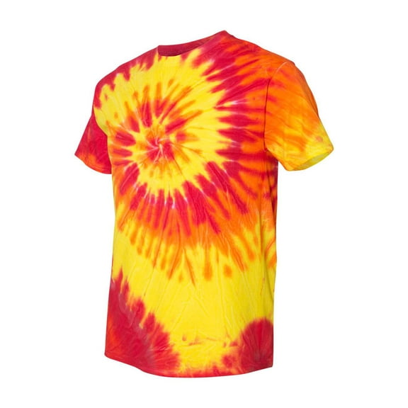 Multi-Color Spiral Short Sleeve T-Shirt