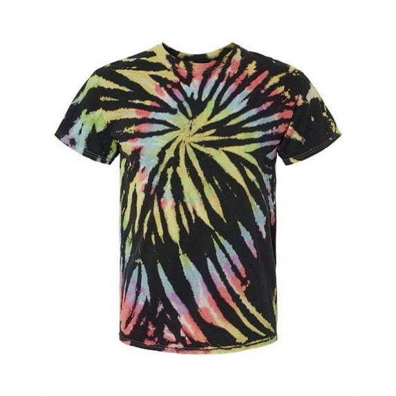 Multi-Color Spiral Tie-Dyed T-Shirt