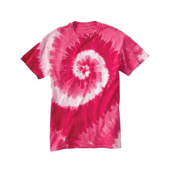 Multi-Color Spiral Tie-Dyed T-Shirt