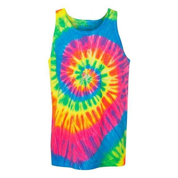 Multi-Color Spiral Unisex Tank Top