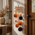 Multi‑Color Velvet Pumpkin Hanging Garland Artificial Fabric Pumpkins ...