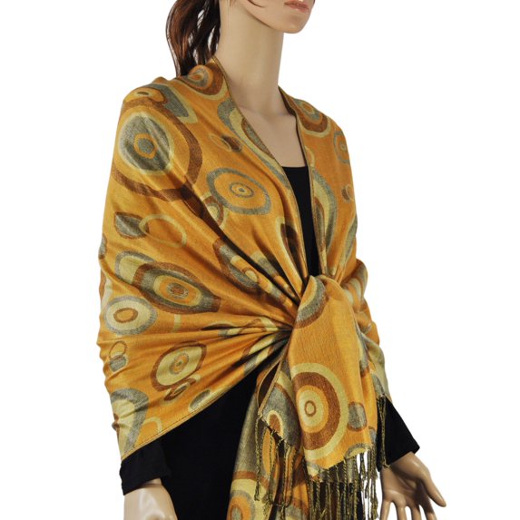 Multi-Colored Circle Pashmina