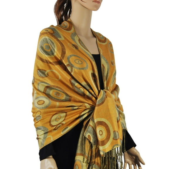 Multi-Colored Circle Pashmina