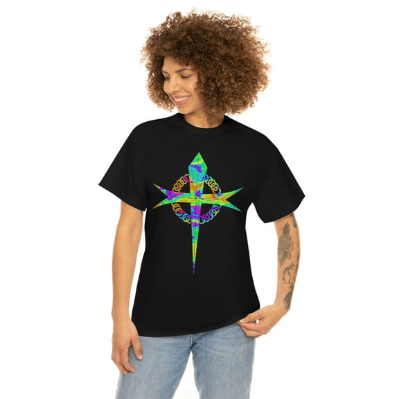 Multi-Colored Cross T-Shirt