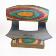 thumbnail image 1 of Multi-Colored Exotic Wood Handled Ulu with Stand, Garden, Lawn, Maintenance, 1 of 5