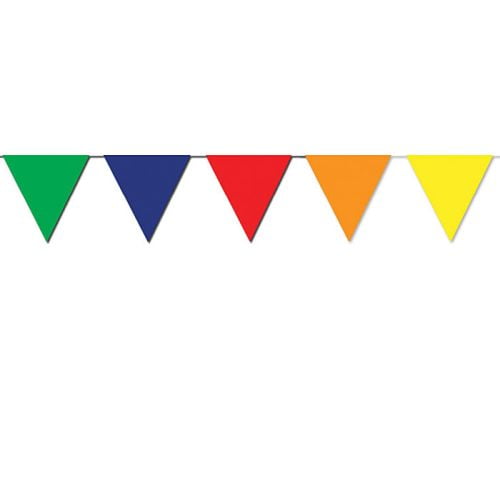 Multi-Colored Flag Pennant Streamer Party Celebration 120' Banner Decoration