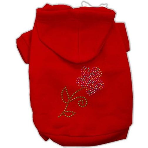 Multi-Colored Flower Rhinestone Hoodie