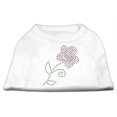 thumbnail image 1 of Multi-Colored Flower Rhinestone Shirt White XXL (18), 1 of 2