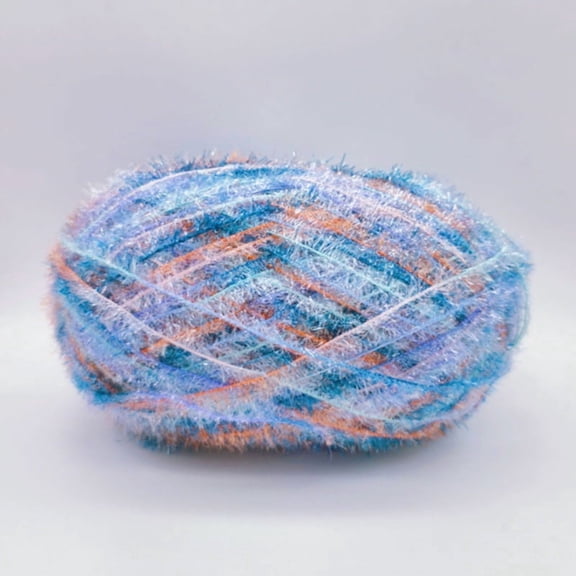 Multi-Colored Glass Yarn DIY Hand-Woven Doll Gold Yarn Braided Bright Yarn D