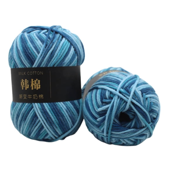 Multi Colored Knitting Yarn, Colorful Cotton Wool Yarn, 50g Knitting Crochet Yarn, Wool Gradient Multi Color Yarn, Weaving Yarn Crocheting Thread, for Knitting and Crocheting (Z#)