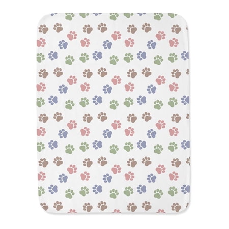 Multi Colored Paw Print Blanket -Image by Shutterstock,