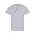 thumbnail image 1 of Multi Colored Shark Design T-Shirt Men -Image by Shutterstock, Male Small, 1 of 2