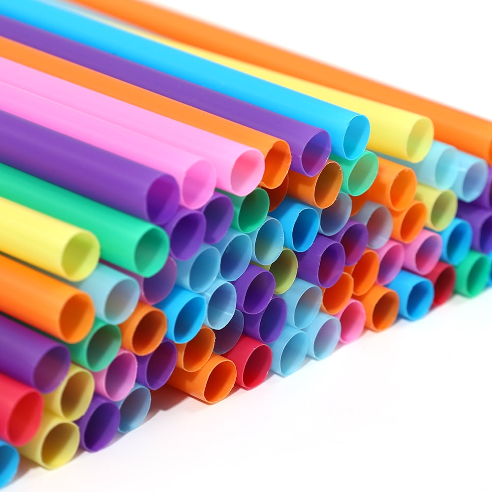 Black Thick Straws (Short) – Ecstacy Limited