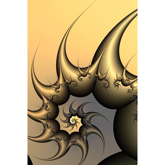 Multi-Coloured Abstract Background Canvas Art - Paul Sale Design Pics (13 x 19)