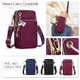 thumbnail image 1 of Multi-Compartment Bag for Women, Lightweight Travel Shoulder Sling Purse with Multiple Zipper Pockets, Versatile Everyday Handbag for Hiking and Commuting, 1Pack Black, 1 of 7