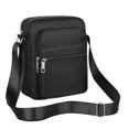 thumbnail image 1 of Multi-Compartment Bag for Women, Portable Zipper Sling Pack, Lightweight Travel Shoulder Purse, Stylish Everyday Handbag for Vacation, Shopping, and Daily Use, 1Pack Black, 1 of 5