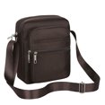 thumbnail image 1 of Multi-Compartment Bag for Women, Portable Zipper Sling Pack, Lightweight Travel Shoulder Purse, Stylish Everyday Handbag for Vacation, Shopping, and Daily Use, 1Pack Brown, 1 of 5