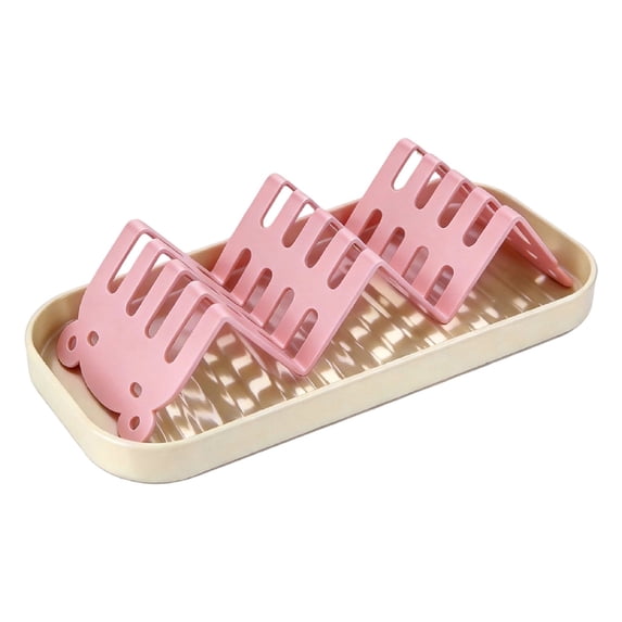 Multi Compartment Bar Soap Holder, Shower Soap Storage Organizer and Drying Rack for Bathroom, Kitchen Sink, and Bathtub, Rustproof Durable Soap Dish