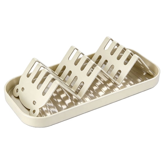 Multi Compartment Bar Soap Holder, Shower Soap Storage Organizer and Drying Rack for Bathroom, Kitchen Sink, and Bathtub, Rustproof Durable Soap Dish
