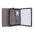 thumbnail image 1 of Multi Compartment Business Padfolio or Portfolio with Zipper Closure, Grey, 1 of 1