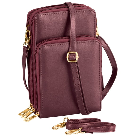 Multi-Compartment Cellphone Purse with Touch Screen