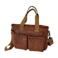 thumbnail image 1 of Multi Compartment Corduroy Shoulder Bag,Large Capacity Commute Tote,Soft Lightweight Carry Handbag,Adjustable Strap Organizer Purse,Work Shopping Travel Gear,Casual Daily Women Fashion Bag, 1 of 9