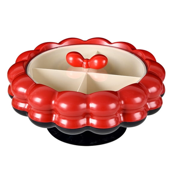 Multi Compartment Dry Fruit Dispenser Serving Tray Food Storage Container Box