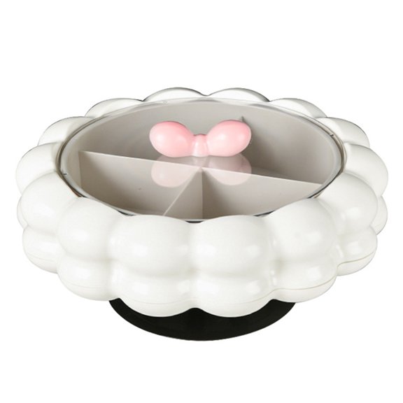 Multi Compartment Dry Fruit Dispenser Serving Tray Food Storage Container Box