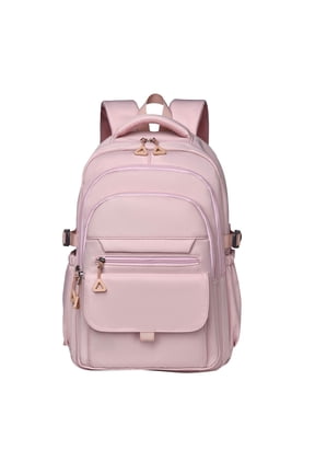 Multi Compartment Flap Backpack Adjustable Side Buckle Waterproof Large Capacity Elementary Teen Back To School Bookbag