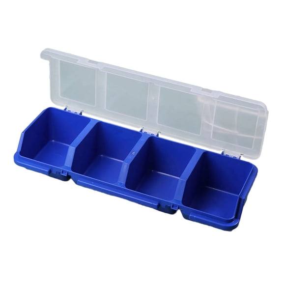 Multi Compartment Organization Box For Screws Small Parts Plastic Hardware And Jewelry Storage Case Craft Supplies