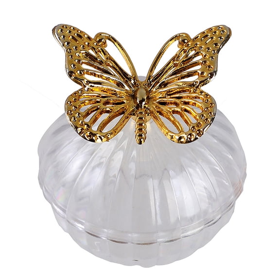 Multi Compartment Plastic Treat Bowl With Butterfly Embellishments For Wedding Favor Organization