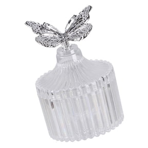 Multi Compartment Plastic Treat Bowl With Butterfly Embellishments For Wedding Favor Organization