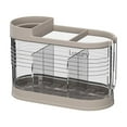 thumbnail image 1 of Multi-Compartment Transparent Kitchen Utensil Holder with Draining Holes, Durable Plastic Storage Rack for Cutlery, Chopsticks, Spoons & Spatulas, Countertop Organization, Easy to Clean, 1 of 5