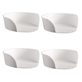 Multi-Compartment Vegetable Prep Tray with Divider - Food Grade Kitchen Organizer for Meal Preparation - Versatile Serving Platter for Restaurants and Home Cooking