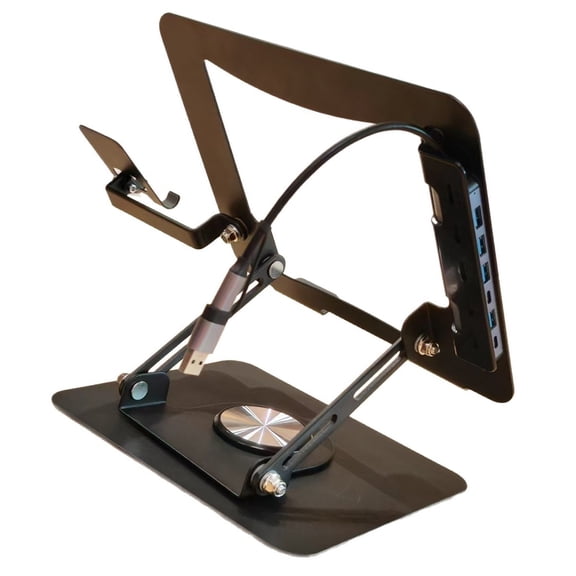 Multi Compatible Notebook Stand With Reinforced Bottom And Wide Application For 14 To 17.3 Inch Devices