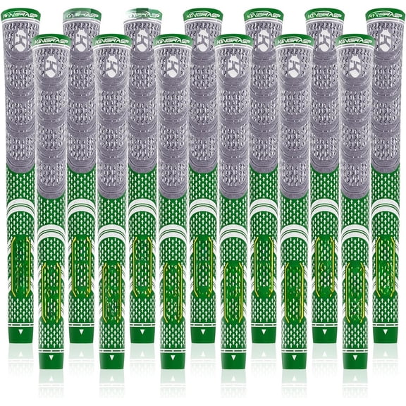 Multi Compound Golf Grips,Golf Club Grips midsize Standard Size,13 Grips Set,6 Colors Optional,Anti-Slip High Stability, Weather Cord Rubber Golf Club Grips