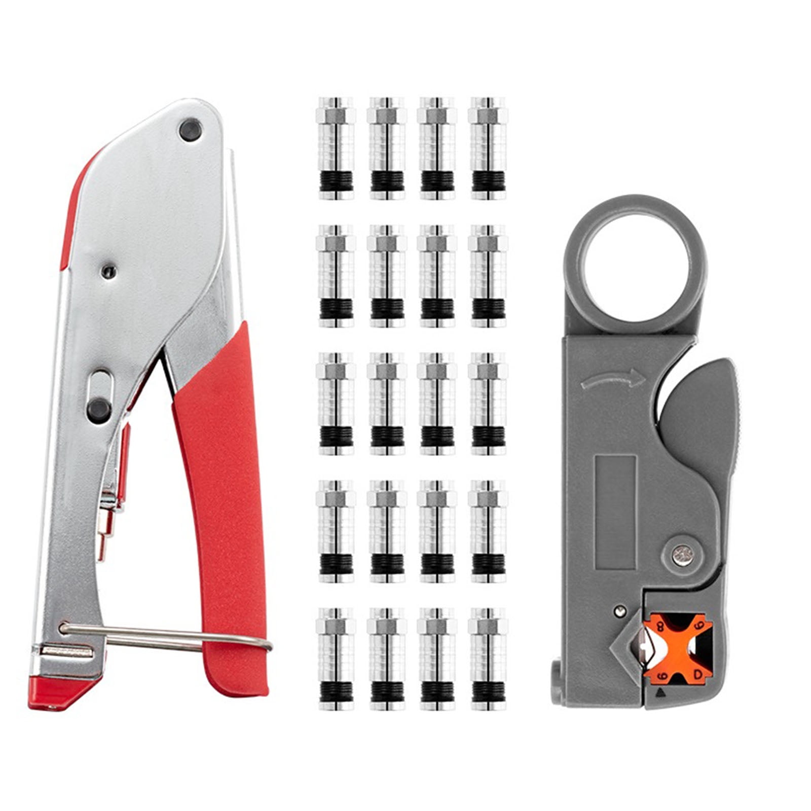 Multi Compression Coaxial Cable F RG RG59 Connectors Coax Crimper ...