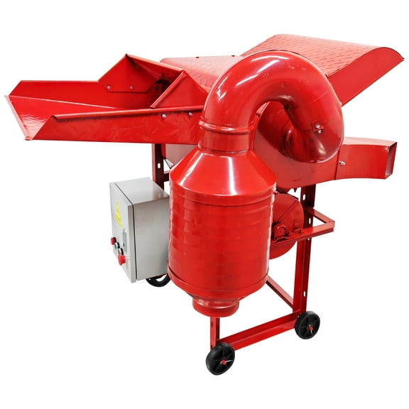 Multi-Crop Thresher Wheat Rice Straw Grain Chaff Separation Machine 220V