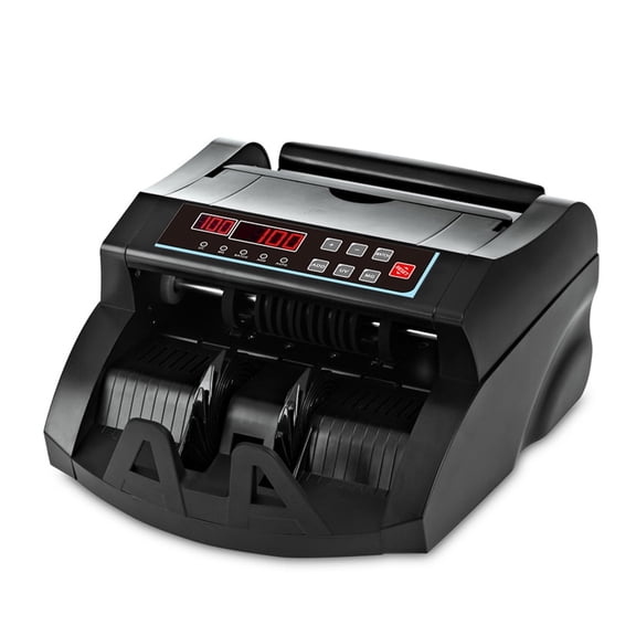 Multi Currency Bill Counter, UV DD Counterfeit Scanner Auto Manual LED Display